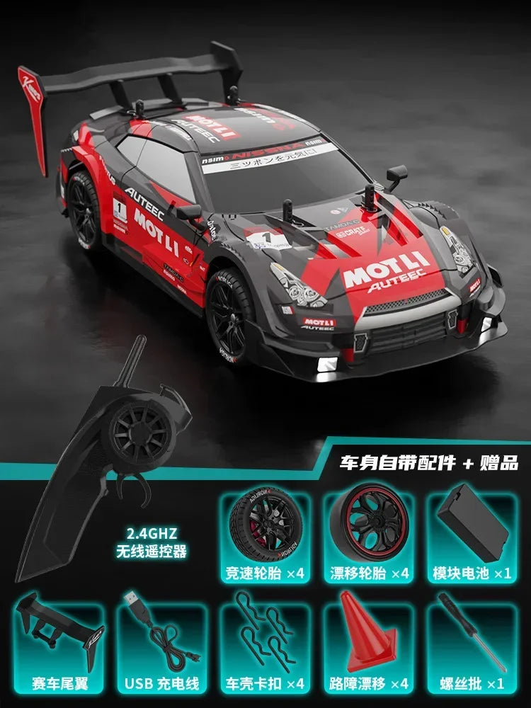 Rhino GTR V2 2.4G 4WD Off-Road Drift Racing RC Car for Kids - Electronic Hobby Toy