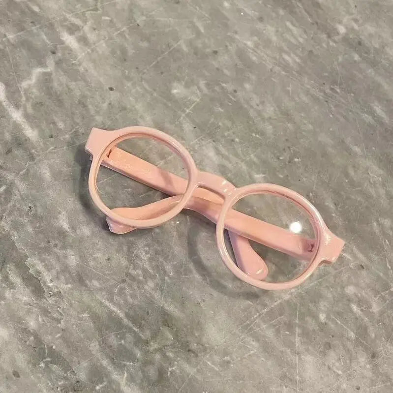 Labubu 6.5cm/9cm Fashion Accessories Cute Plastic  Glasses for 15cm/17cm Labubu for 60cm BJD Dolls and 1/3 BJD Dolls Toy Glasses