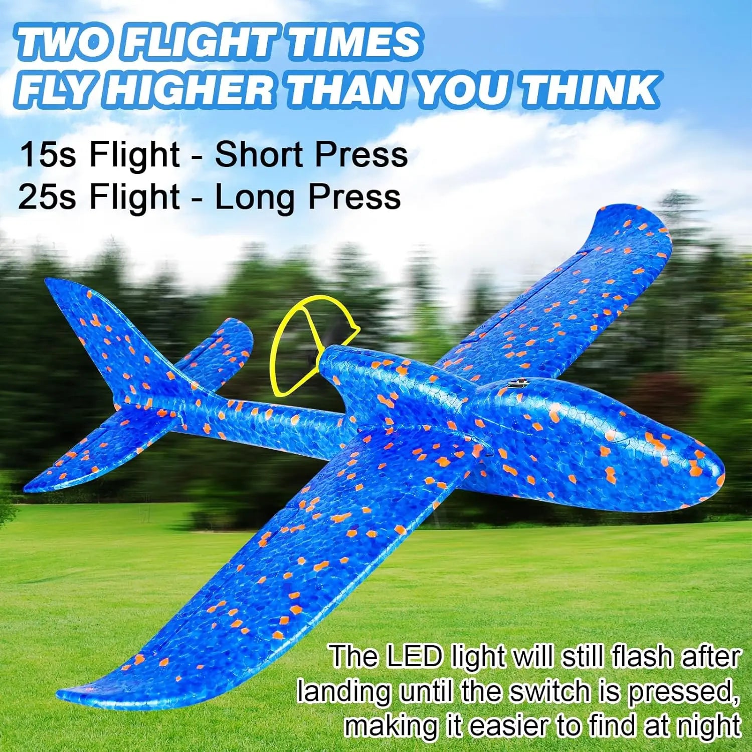 Electric Foam Airplane Toy Hand Throwing Plane Toy for Kids Aircraft Toy with USB Charging Outdoor Flying Toys Birthday Gift