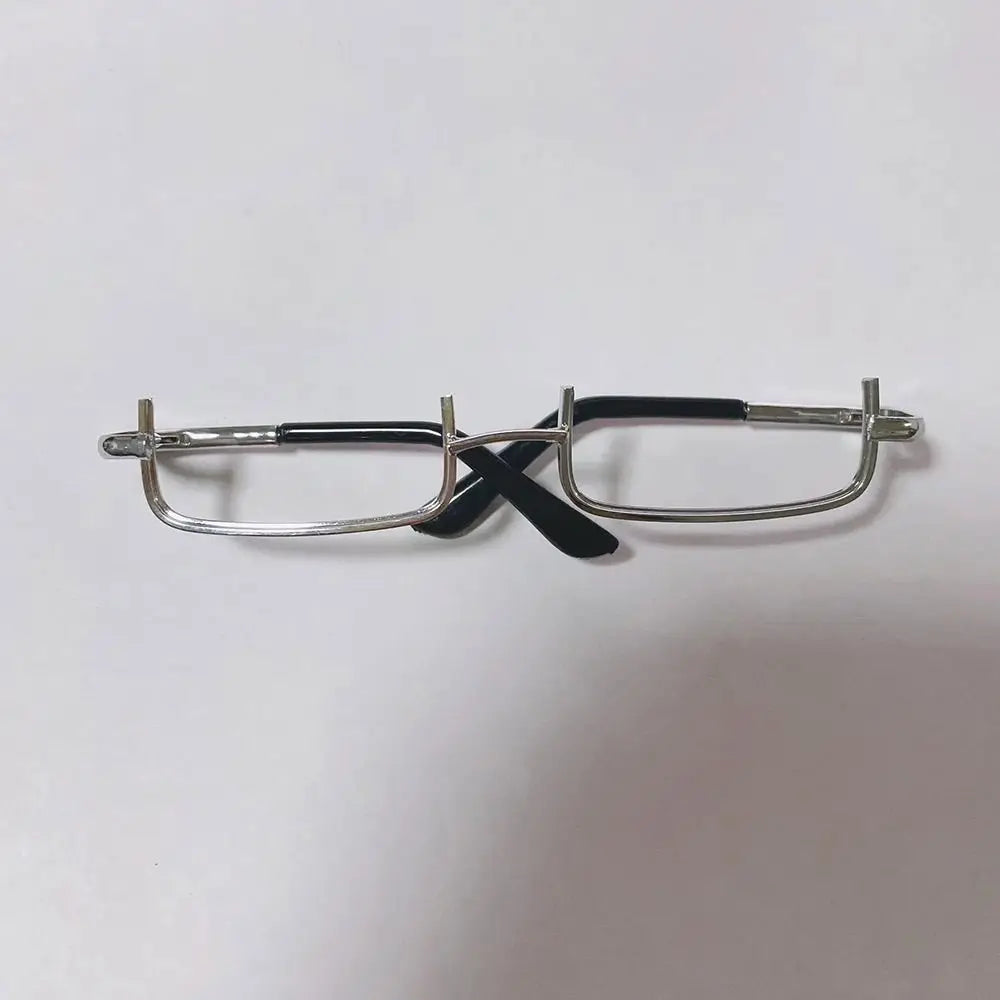 Half-frame Doll Glasses Creative Lensless Metal Plush Doll Eyeglasses Doll Accessories Fashion Pet Glasses for 20cm Dolls