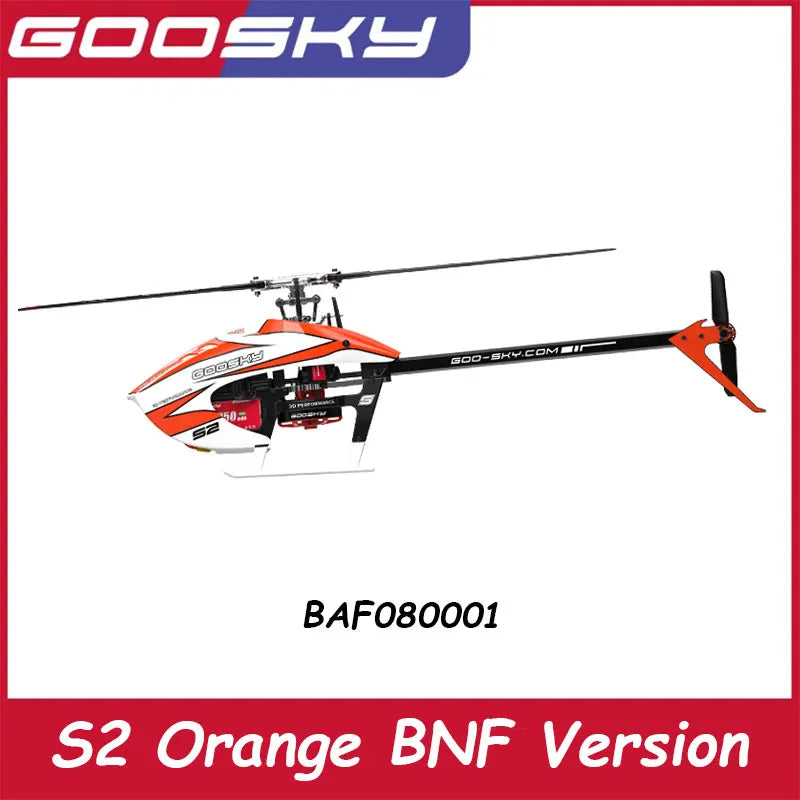 Goosky S2 Max Model Airplane 3d Remote Control Stunt Helicopter Dual Brushless Direct Drive Baf080001 Bnf/Rtf Toy Gift