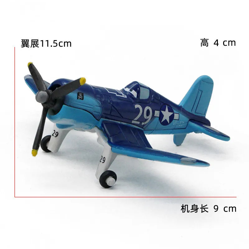 Disney Pixar Planes Dust Crophopper Skipper Dottie Ehsani Metal Diecast Fighter Aircraft Collectible Model Toys Birthday Gifts