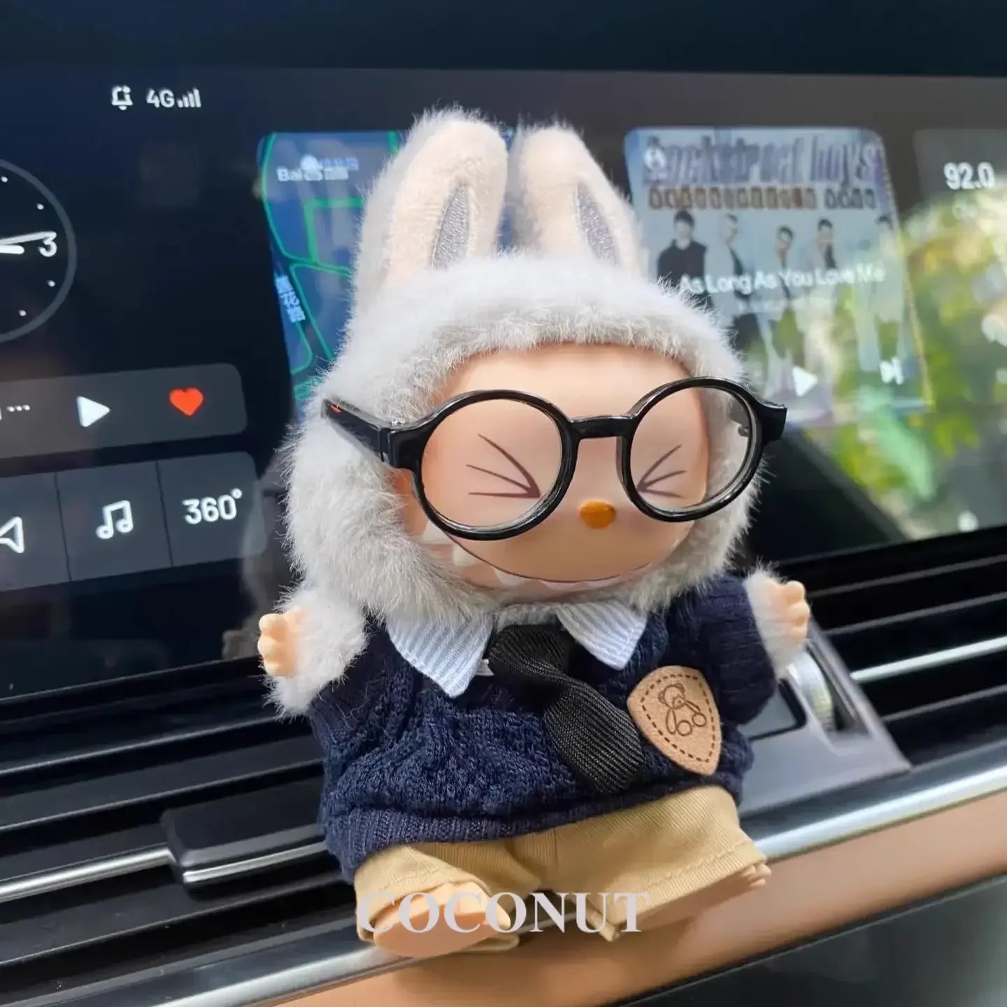 For 10/15cm Cotton/Ropa Labubu Glasses Cute Plastic Glasses Delicate Workmanship For Dolls Toy Glasses Accessories