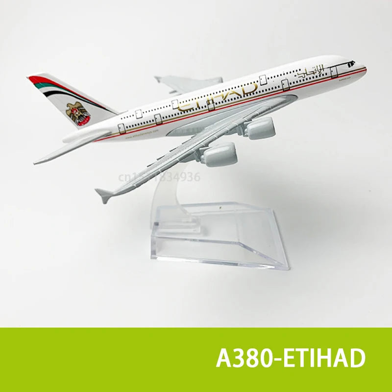 6Inch 15CM A380 A350 A330 A320 Concorde Diecast Airplane Model For Gift Collection