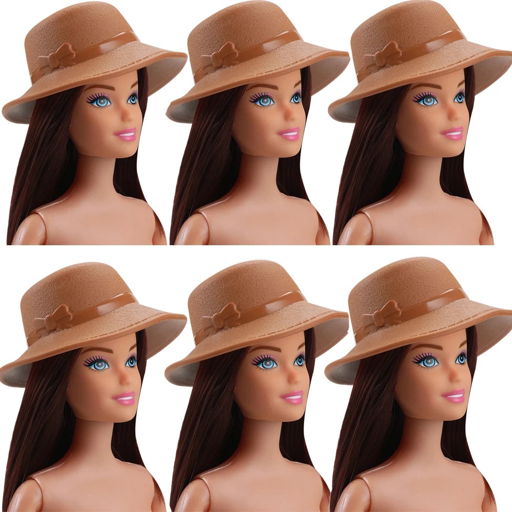 NK Official Mix Doll Accessories 1/6 Doll Clothes Doll Toy hous Cowboy Hats Sunglasses Caps Shoes 11.5 Inch Doll house Toys JJ