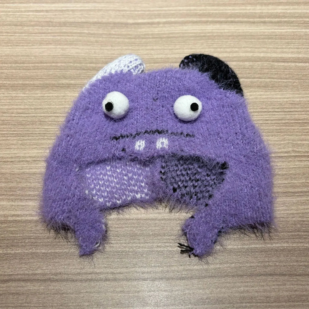 Wakuku Plush Doll Hat 20cm Soft Toy Headwear Doll Accessories Cute Furry Cap for Kids Playtime