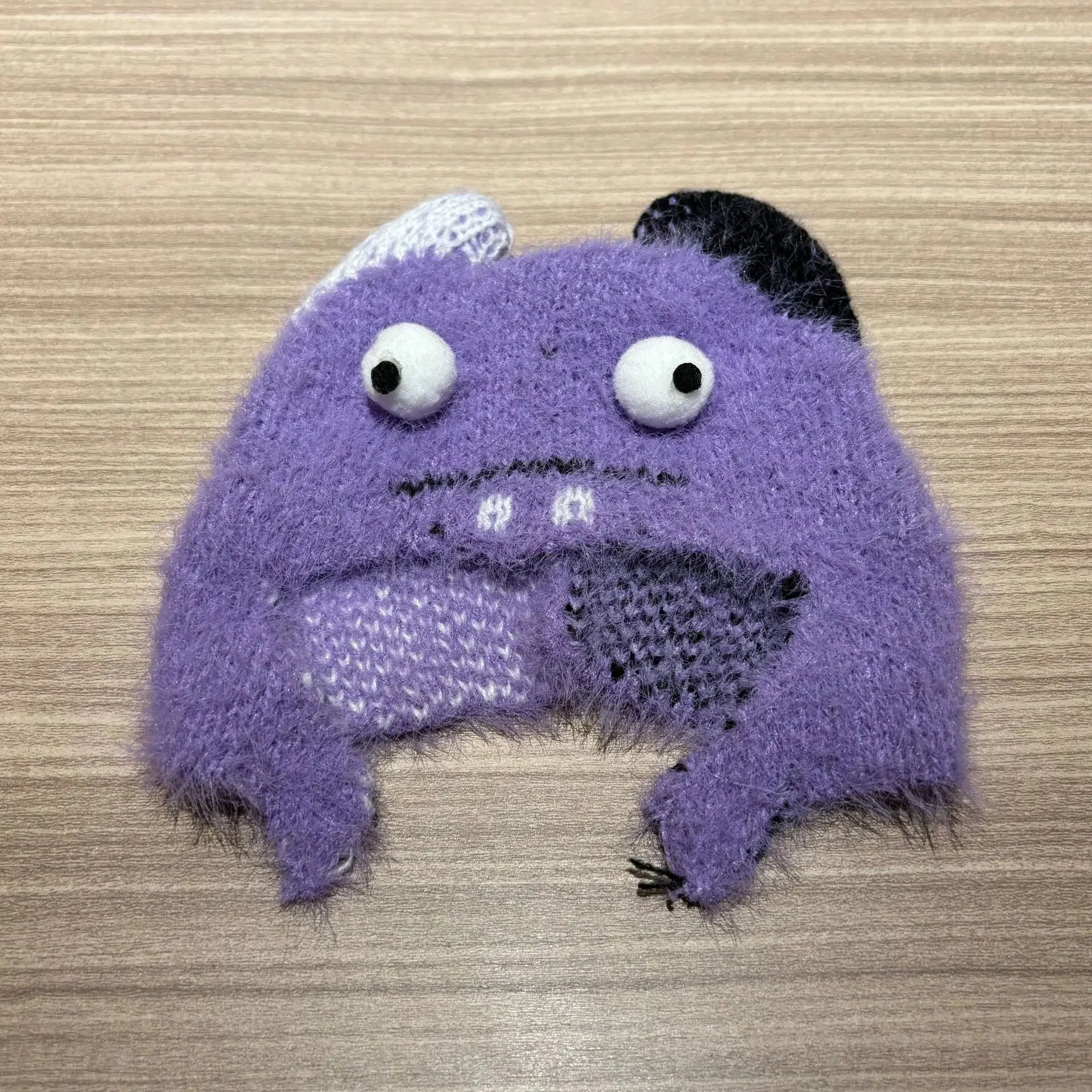 Wakuku Plush Doll Hat 20cm Soft Toy Headwear Doll Accessories Cute Furry Cap for Kids Playtime