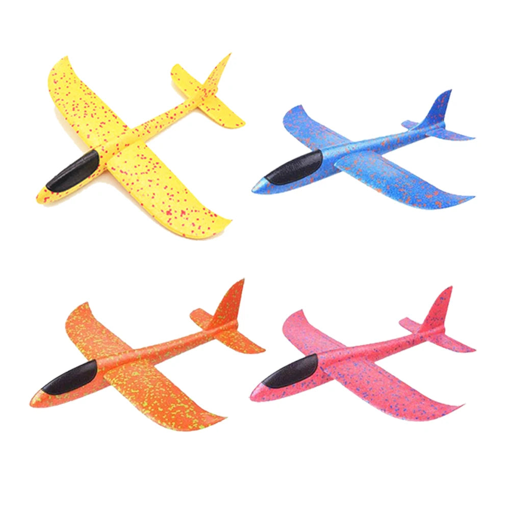 36cm48cm Large Foam Plane Glider Hand Throw Airplane Inertial EPP Bubble Planes Outdoor Launch Kids Toys for Children Boys Gift