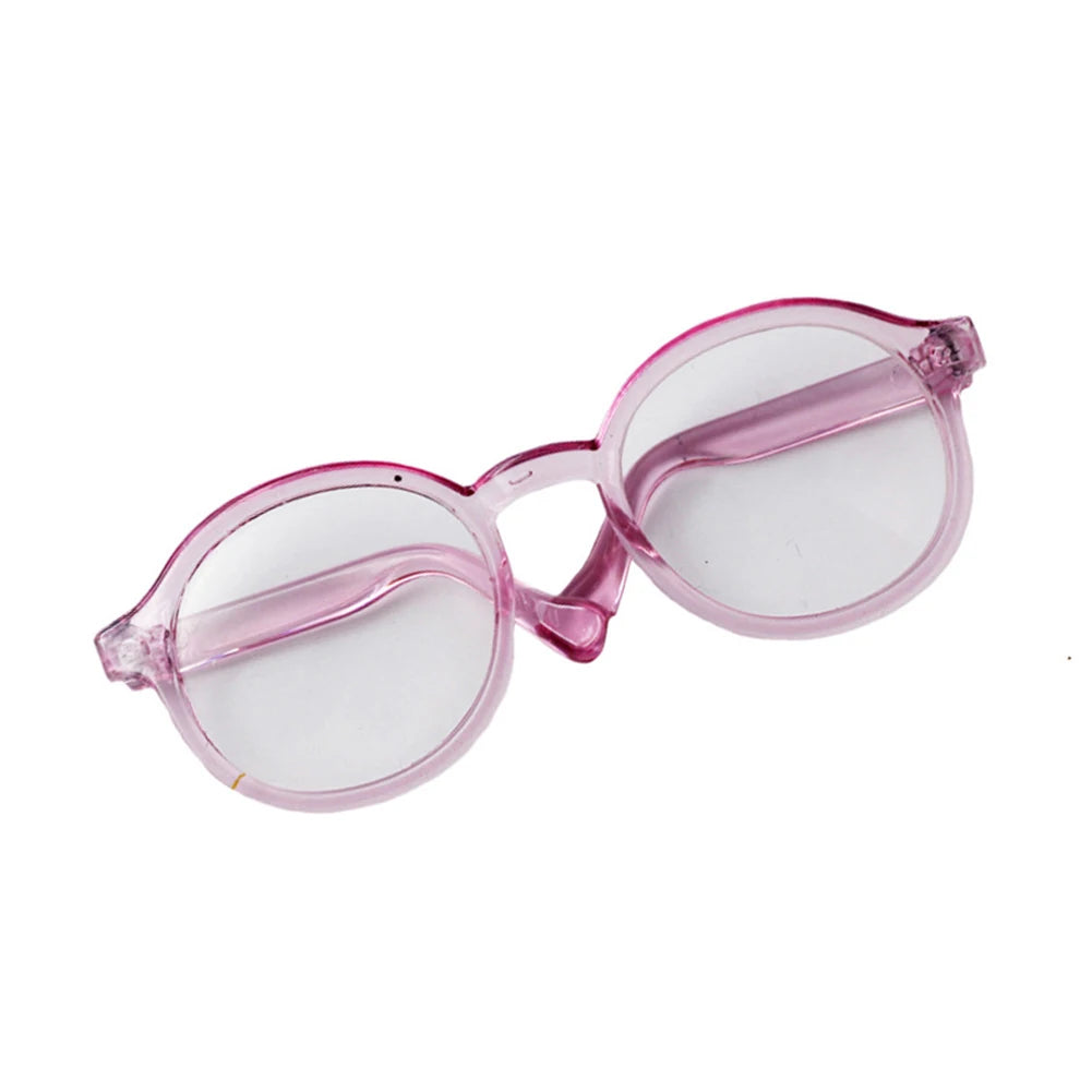 Labubu 6.5cm/9cm Fashion Accessories Cute Plastic  Glasses for 15cm/17cm Labubu for 60cm BJD Dolls and 1/3 BJD Dolls Toy Glasses
