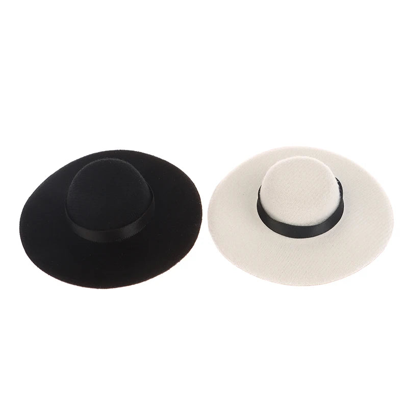 Miniature Doll Top Hat Craft Hats Mini Dollhouse DIY Toys Doll Clothes Accessory