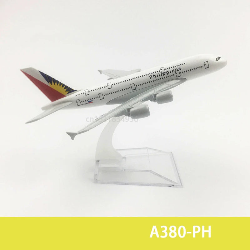 6Inch 15CM A380 A350 A330 A320 Concorde Diecast Airplane Model For Gift Collection