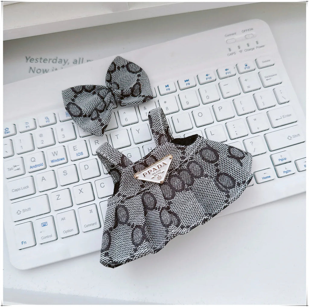 For 17cm Labubu Doll Clothes V1 V2 Doll Clothing Accessories Hat Overall Dress Shoes Bag Doll Accessories Sitting Party Game Toy