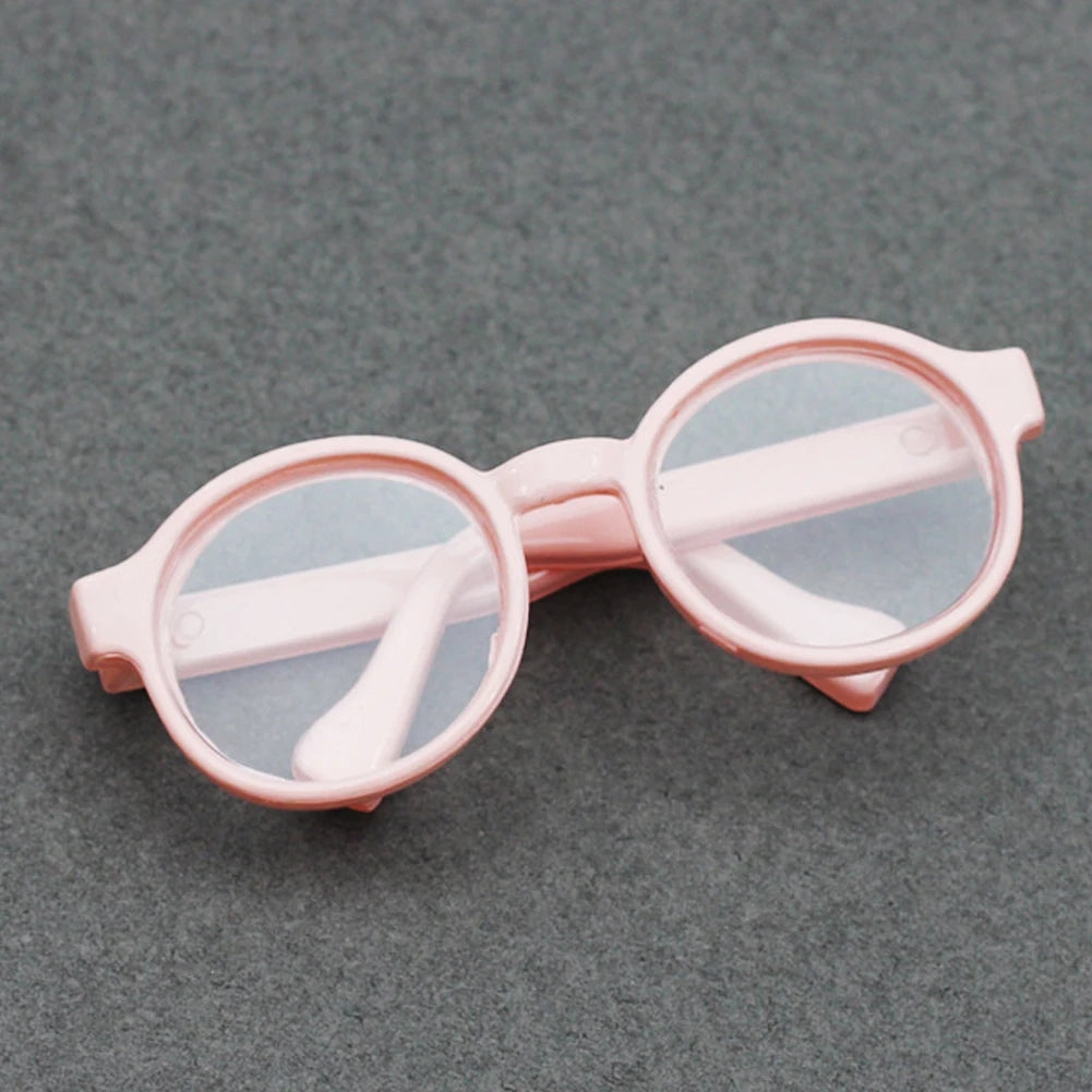 Labubu 6.5cm/9cm Fashion Accessories Cute Plastic  Glasses for 15cm/17cm Labubu for 60cm BJD Dolls and 1/3 BJD Dolls Toy Glasses