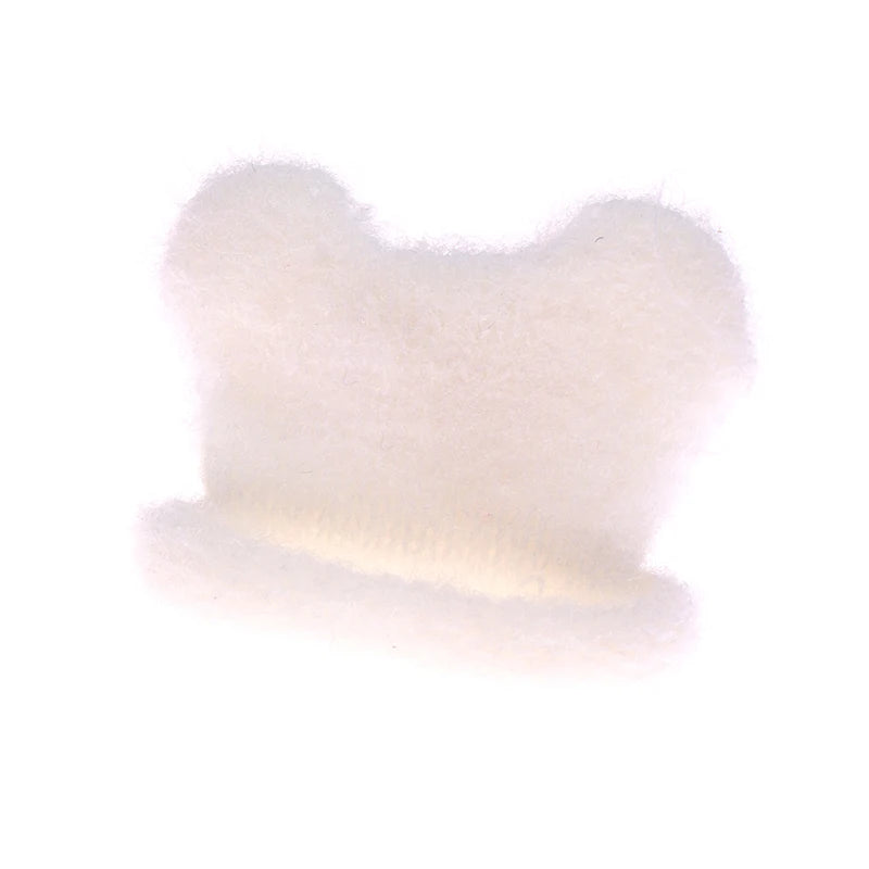 1/12 Doll Mini Colorful Knitted Hat Simulation Handmade Hats Toys Doll Dress Up Accessories For Kids Pretend Play Toy
