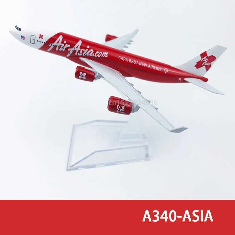 6Inch 15CM A380 A350 A330 A320 Concorde Diecast Airplane Model For Gift Collection
