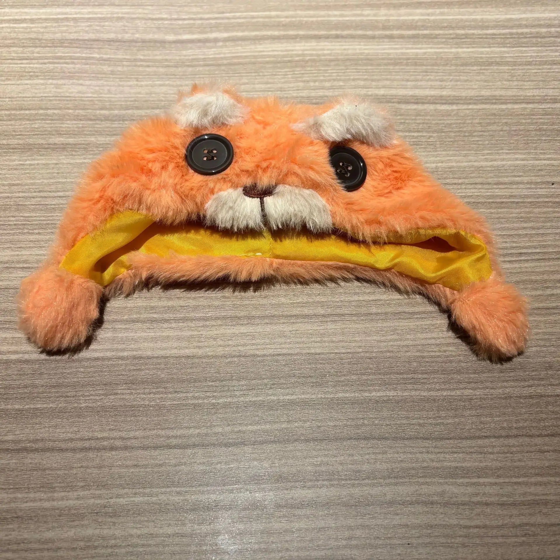 Wakuku Plush Doll Hat 20cm Soft Toy Headwear Doll Accessories Cute Furry Cap for Kids Playtime