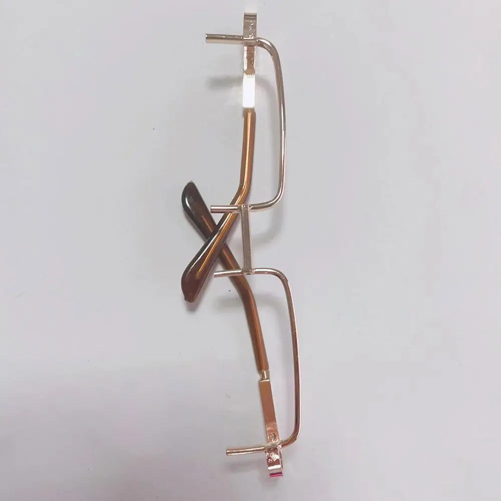 Half-frame Doll Glasses Creative Lensless Metal Plush Doll Eyeglasses Doll Accessories Fashion Pet Glasses for 20cm Dolls