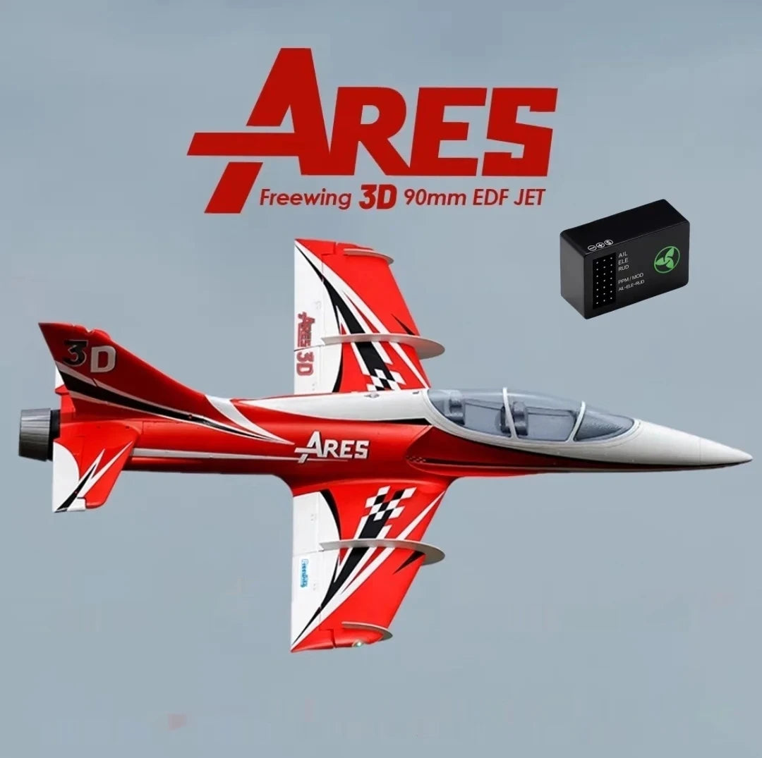 Freewing 90mm Ducted Jet Sports Aircraft 3D God of War RC Airplane High-Speed Fixed Wing Model Epo Assembled Remote Control Toy