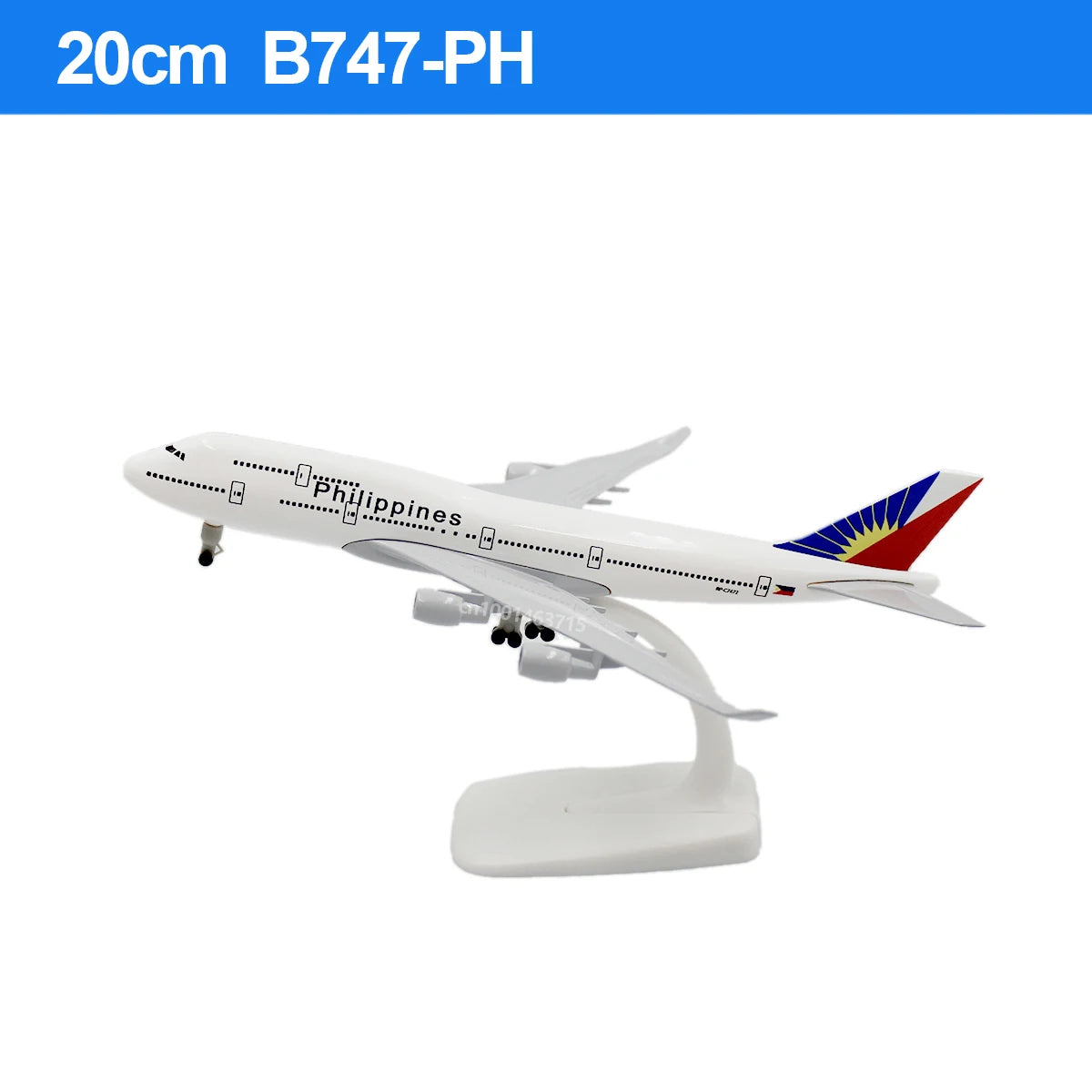 20CM Diecast Alloy Antonov An-225 "Mriya" B747 777 787 A380 350 330 Airplane Model 1/400 Scale