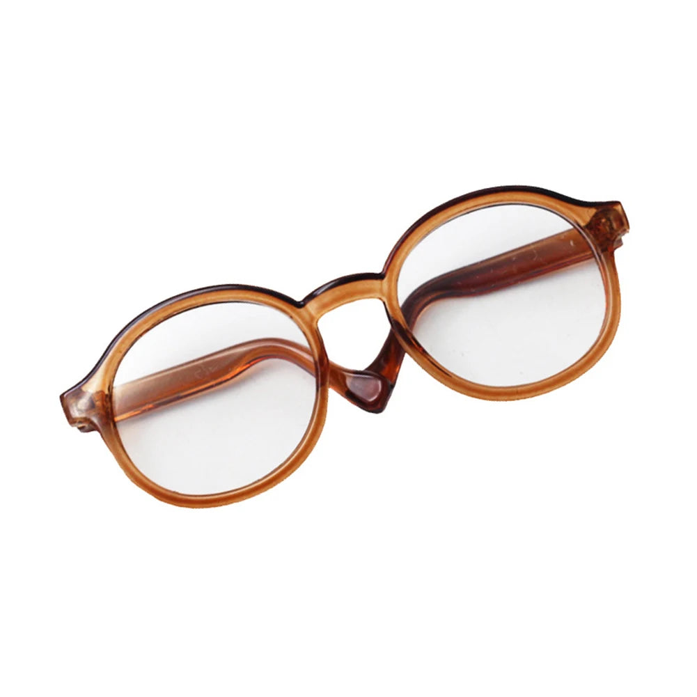 Labubu 6.5cm/9cm Fashion Accessories Cute Plastic  Glasses for 15cm/17cm Labubu for 60cm BJD Dolls and 1/3 BJD Dolls Toy Glasses