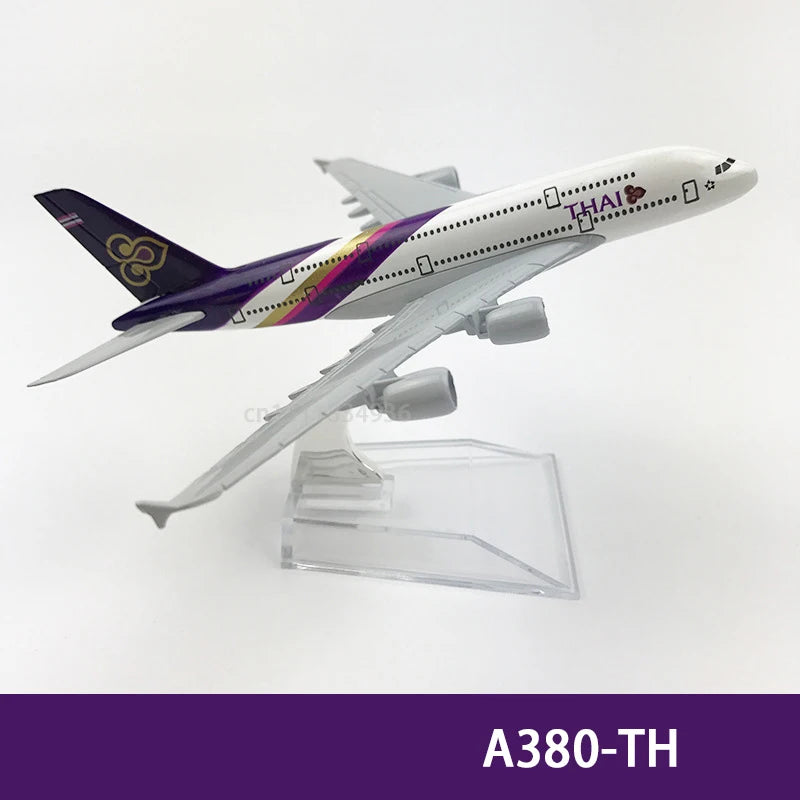 6Inch 15CM A380 A350 A330 A320 Concorde Diecast Airplane Model For Gift Collection