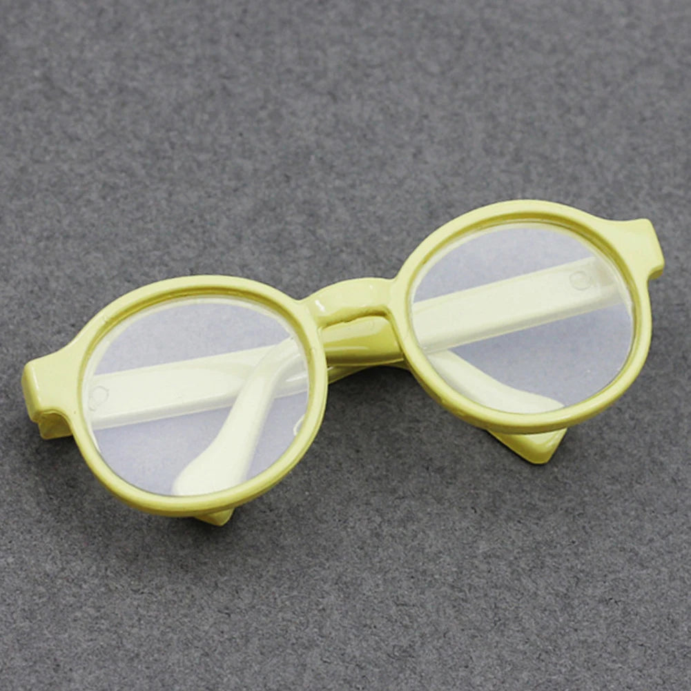 Labubu 6.5cm/9cm Fashion Accessories Cute Plastic  Glasses for 15cm/17cm Labubu for 60cm BJD Dolls and 1/3 BJD Dolls Toy Glasses