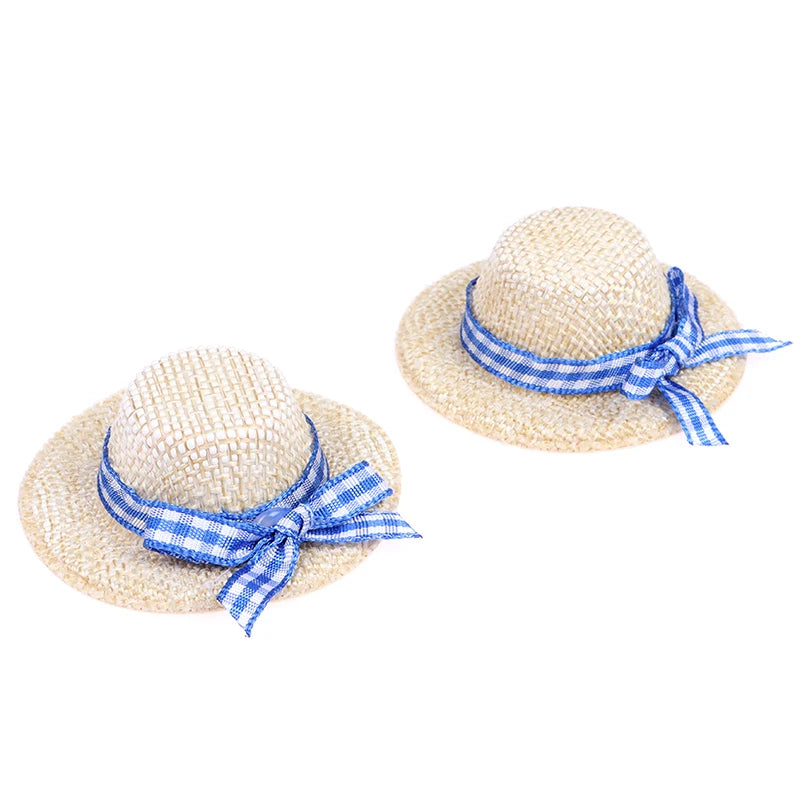 Miniature Doll Top Hat Craft Hats Mini Dollhouse DIY Toys Doll Clothes Accessory