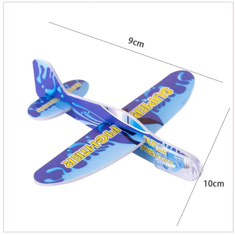10/20Pcs Mini DIY Hand Throw Flying Glider Planes Foam Airplane Game Toys Kids Birthday Party Favors Baby Shower Fillers Gift