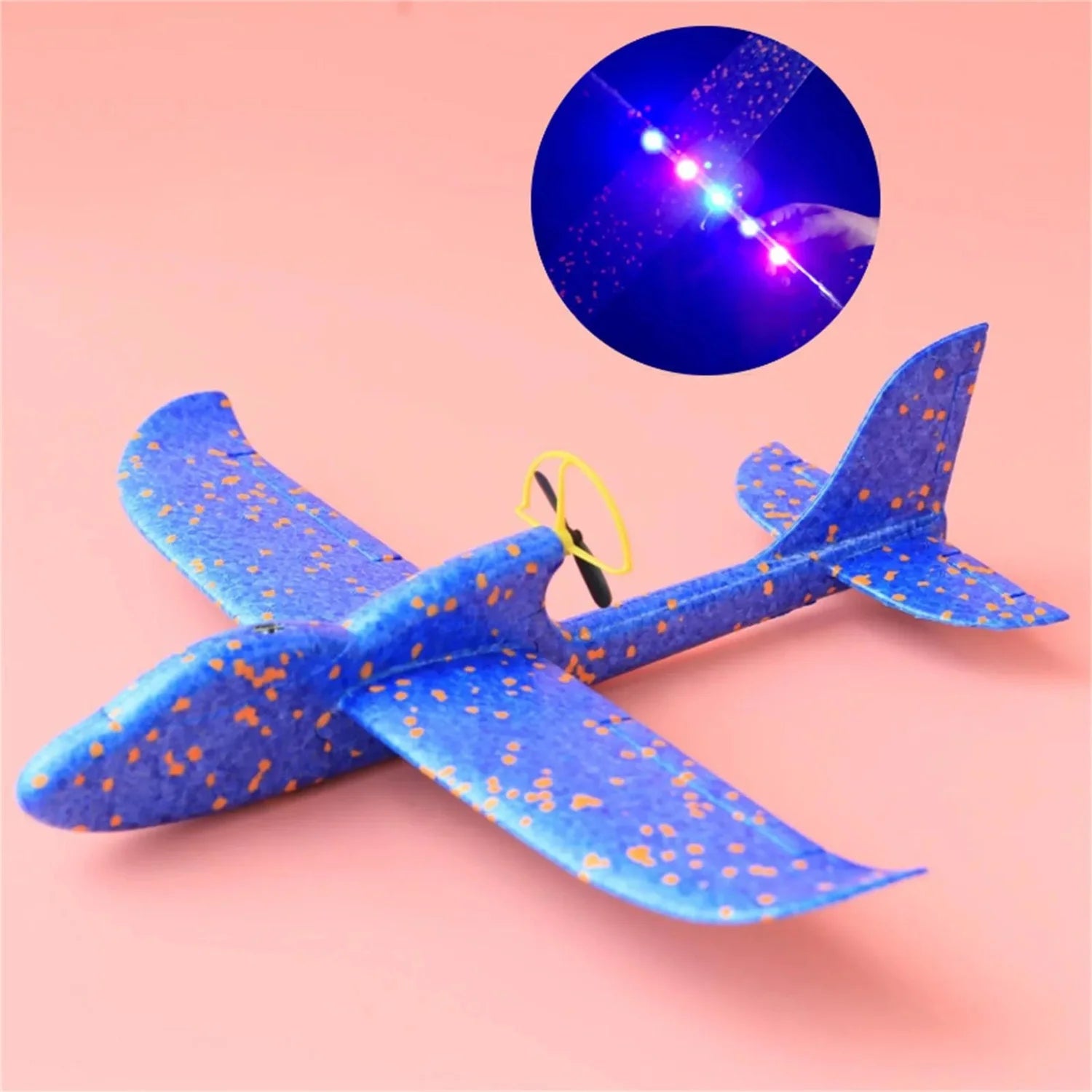 Electric Foam Airplane Toy Hand Throwing Plane Toy for Kids Aircraft Toy with USB Charging Outdoor Flying Toys Birthday Gift