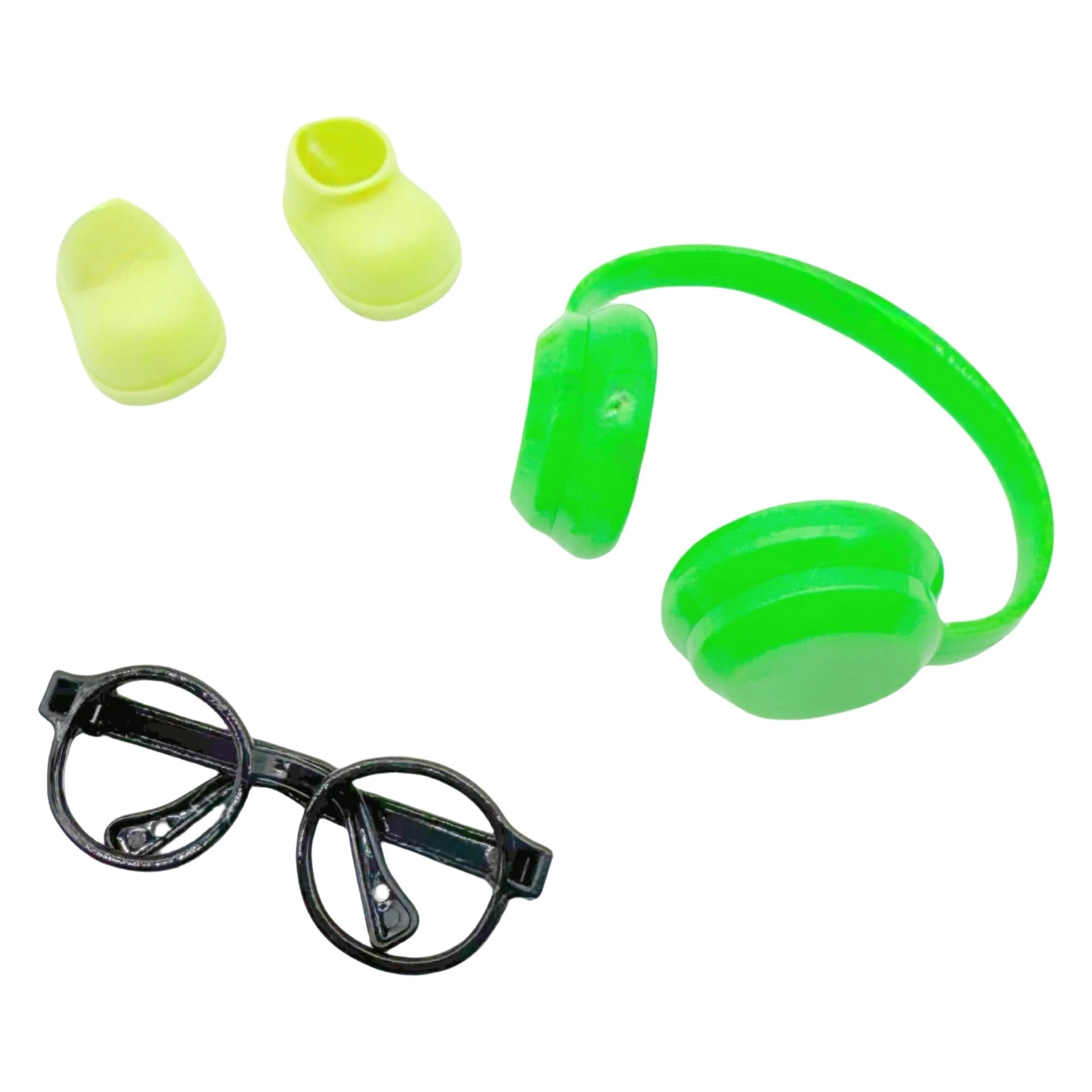 Suitable for Labubu Doll Clothing Accessories Mini Glasses Shoes Headphones V1 V2 V3 DIY Accessories Children's Toys Gifts