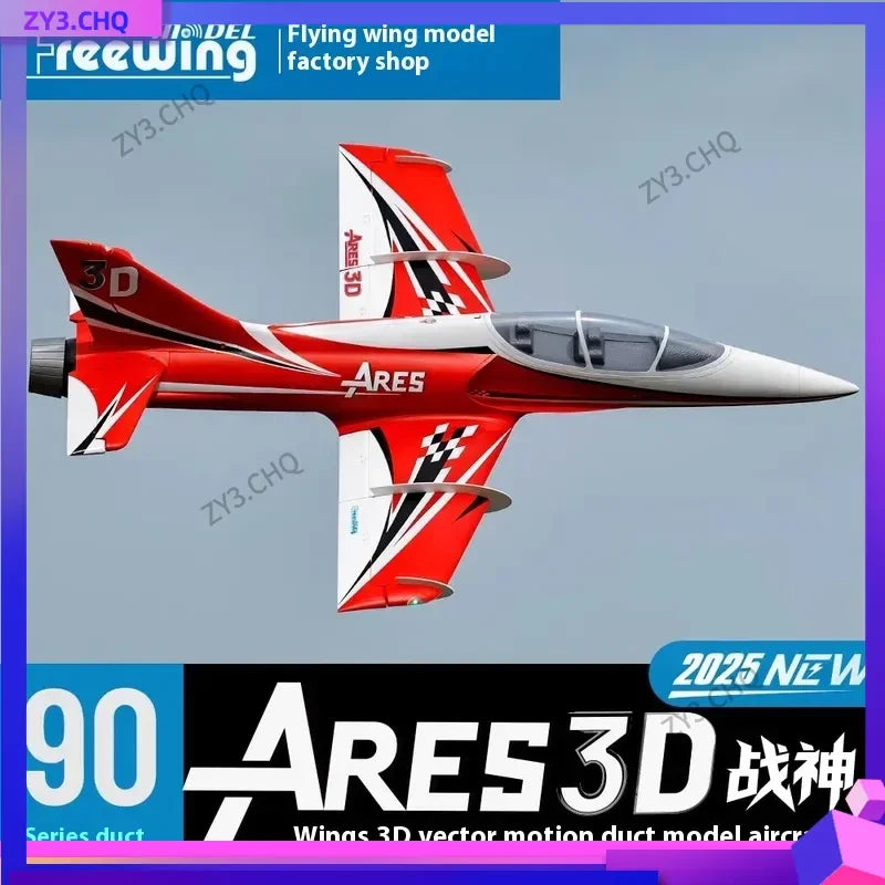 Freewing 90mm Ducted Jet Sports Aircraft 3D God of War RC Airplane High-Speed Fixed Wing Model Epo Assembled Remote Control Toy