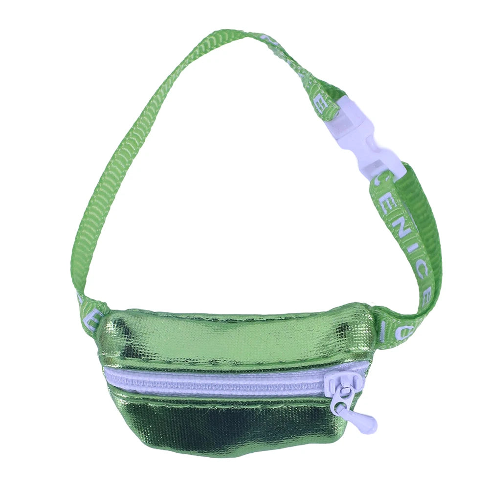 Mini Doll Accessories For Labubu Doll Glasses Mini Cartoon Model Guitar Popcorn Pendant Waist Bag Dollhouse Gift,Girl's Toy