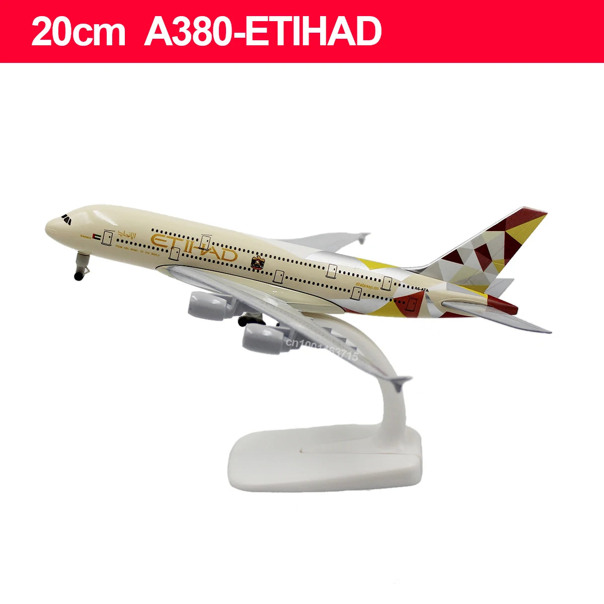 20CM Diecast Alloy Antonov An-225 "Mriya" B747 777 787 A380 350 330 Airplane Model 1/400 Scale