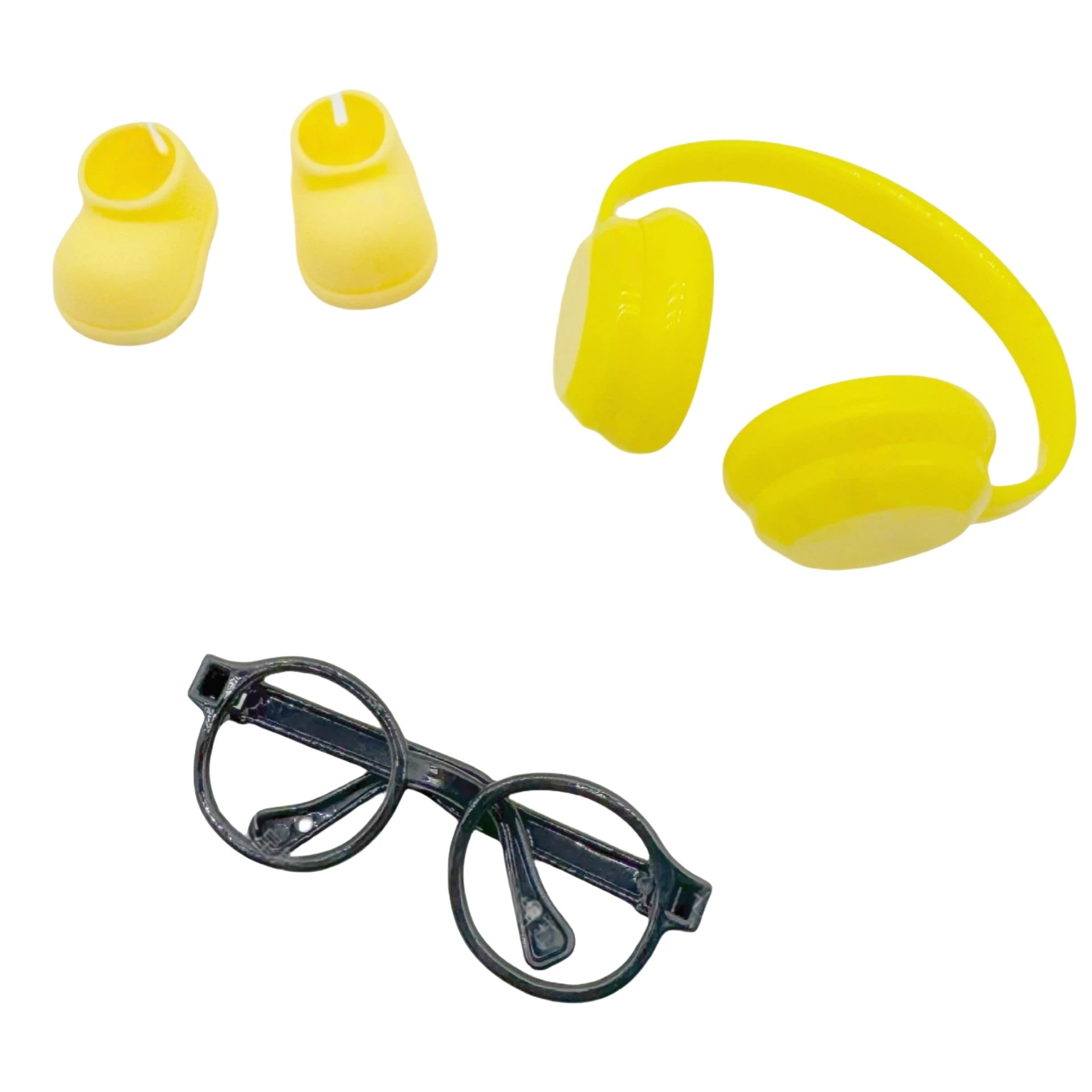Suitable for Labubu Doll Clothing Accessories Mini Glasses Shoes Headphones V1 V2 V3 DIY Accessories Children's Toys Gifts