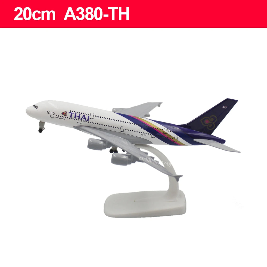 20CM Diecast Alloy Antonov An-225 "Mriya" B747 777 787 A380 350 330 Airplane Model 1/400 Scale