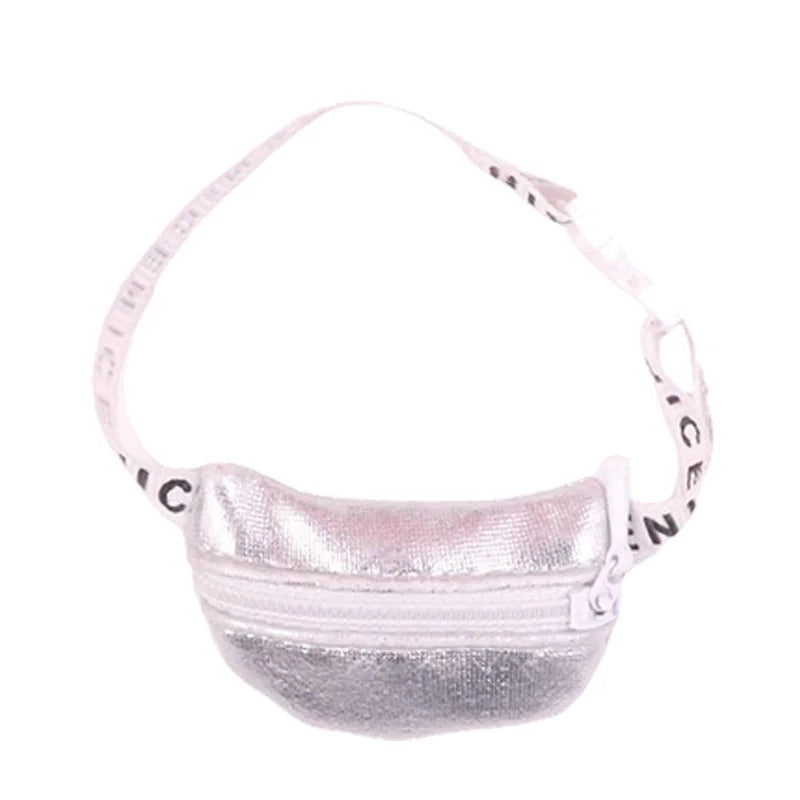 Mini Doll Accessories For Labubu Doll Glasses Mini Cartoon Model Guitar Popcorn Pendant Waist Bag Dollhouse Gift,Girl's Toy