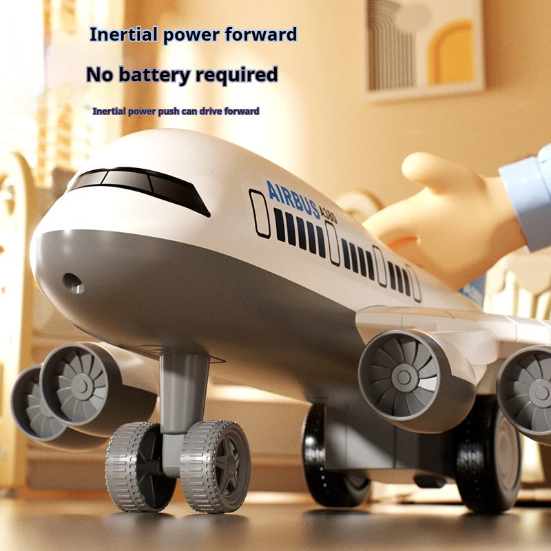Large Children's Inertia Toy Airplane Boys Model Gift Aircraft Model for Kids Big Size Toy Plane Present for Boys