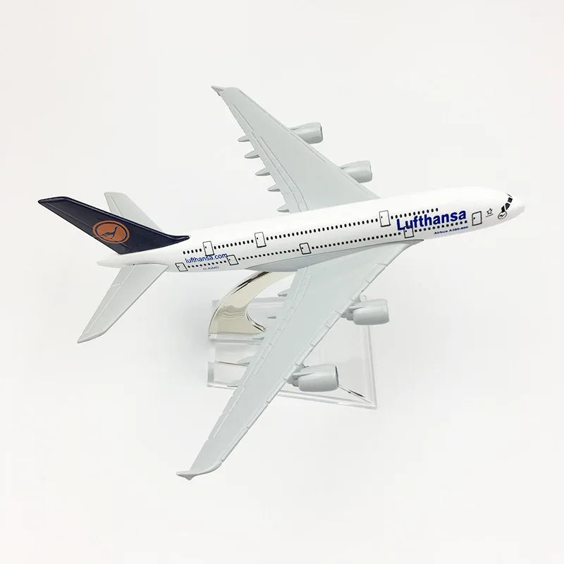 6Inch 15CM A380 A350 A330 A320 Concorde Diecast Airplane Model For Gift Collection