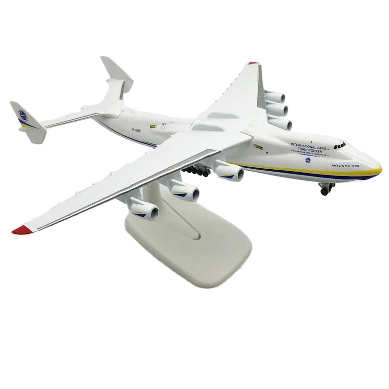 20CM Diecast Alloy Antonov An-225 "Mriya" B747 777 787 A380 350 330 Airplane Model 1/400 Scale
