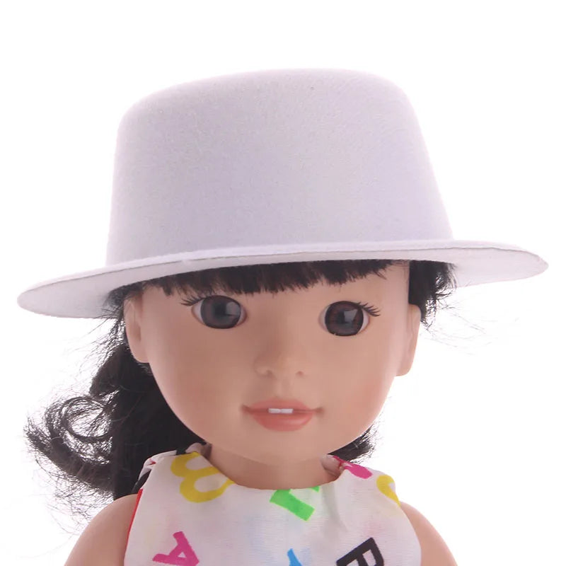 Plush Cute Doll Hat For Paola Reina & 1/3 1/4 1/6 BJD Blyth & 14.5 Inch Wellie Wisher Doll Clothes Accessories