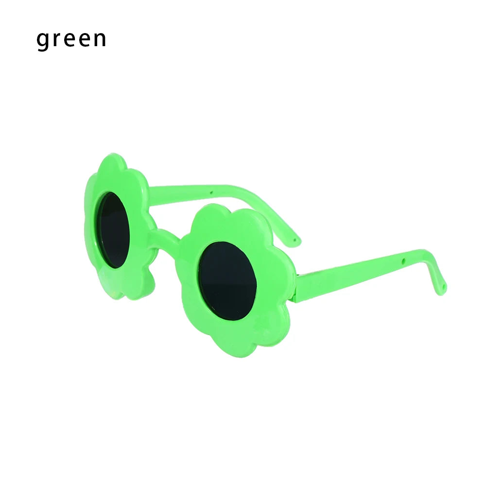 Heart Miniature Sunglasses Candy Color Frame Doll Glasses Toys Eyewear Doll Eyes Clothes Accessories For 60CM Dolls Dress Up