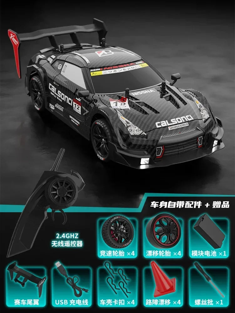Rhino GTR V2 2.4G 4WD Off-Road Drift Racing RC Car for Kids - Electronic Hobby Toy