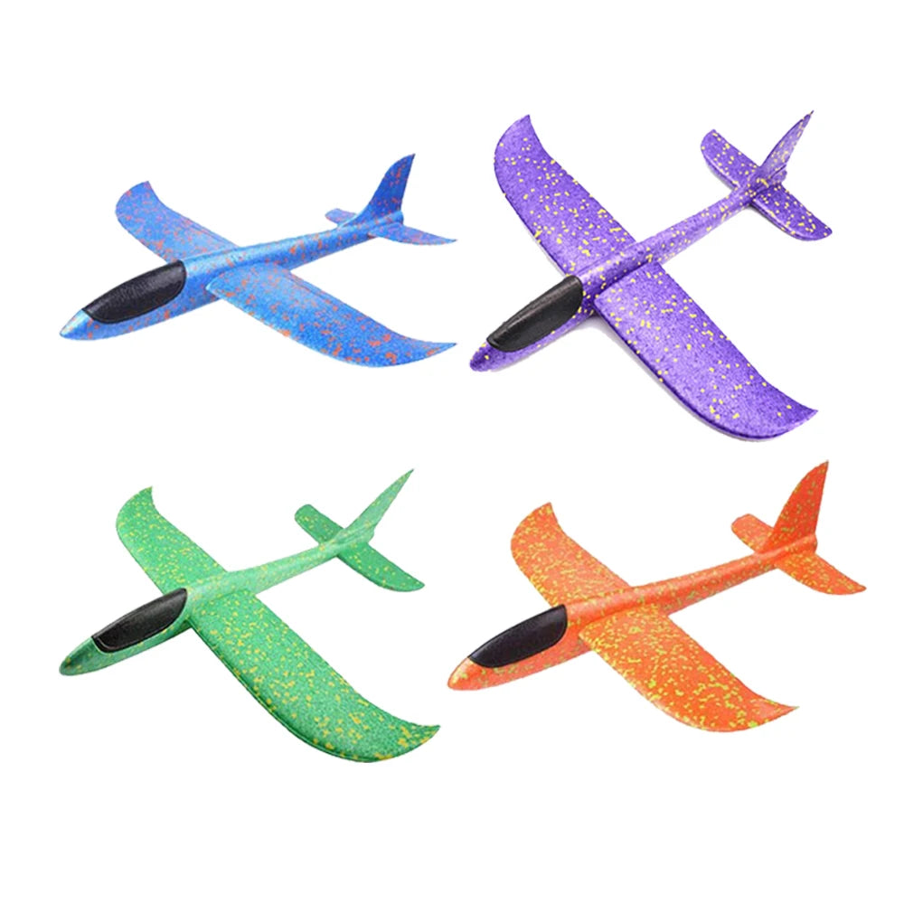 36cm48cm Large Foam Plane Glider Hand Throw Airplane Inertial EPP Bubble Planes Outdoor Launch Kids Toys for Children Boys Gift