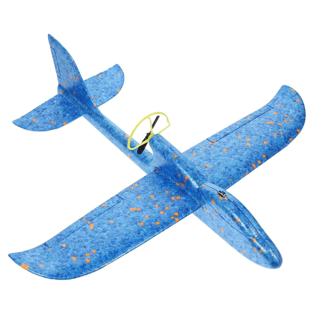 Electric Foam Airplane Toy Hand Throwing Plane Toy for Kids Aircraft Toy with USB Charging Outdoor Flying Toys Birthday Gift