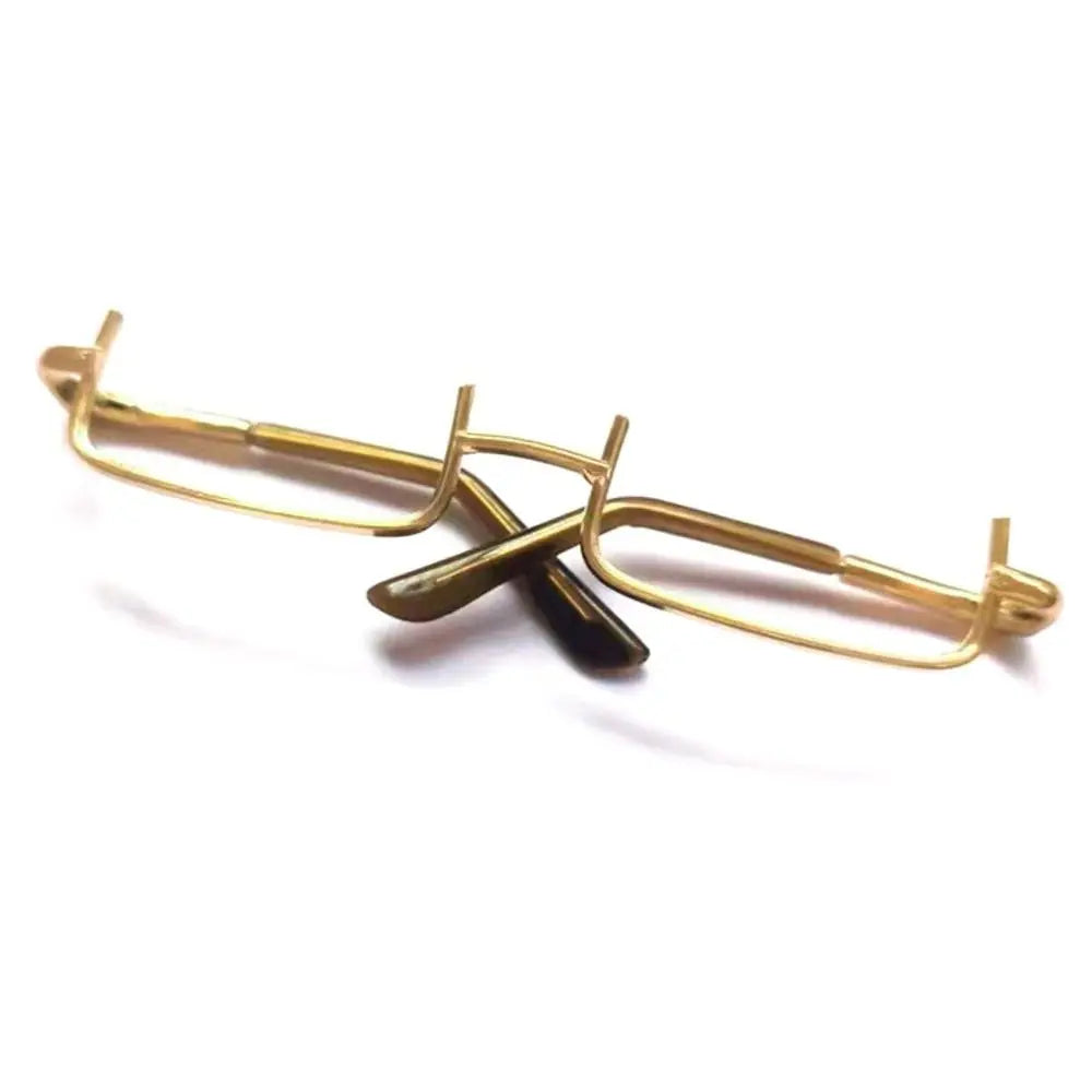 Half-frame Doll Glasses Creative Lensless Metal Plush Doll Eyeglasses Doll Accessories Fashion Pet Glasses for 20cm Dolls