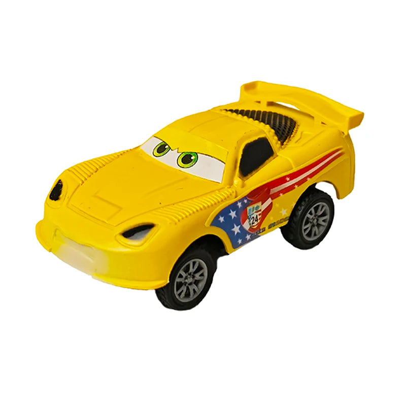 Mini 12 pcs Disney Pixar Cars 3 Piston Cup Rebound Car  Collection Lightning McQueen Jackson Storm PVC Car Model Toy for childre