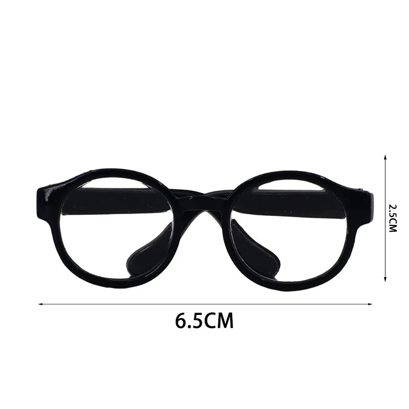 Mini Doll Accessories For Labubu Doll Glasses Mini Cartoon Model Guitar Popcorn Pendant Waist Bag Dollhouse Gift,Girl's Toy