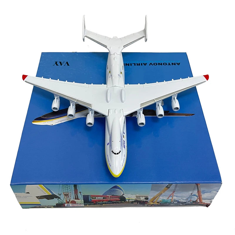20CM Diecast Alloy Antonov An-225 "Mriya" B747 777 787 A380 350 330 Airplane Model 1/400 Scale