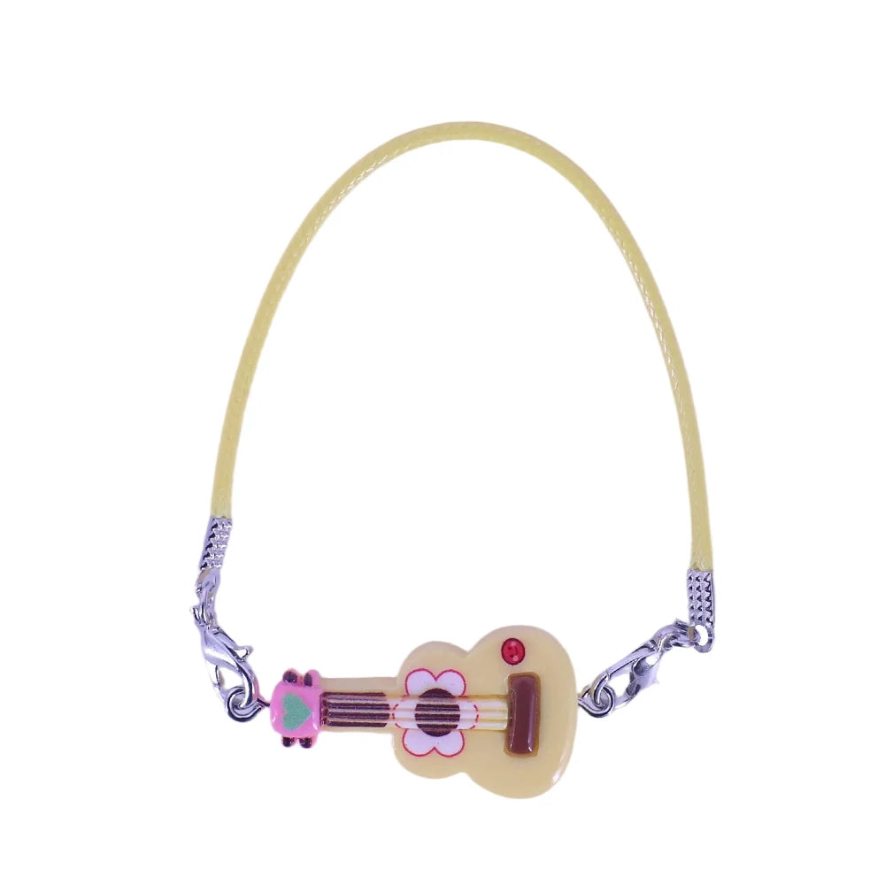 Mini Doll Accessories For Labubu Doll Glasses Mini Cartoon Model Guitar Popcorn Pendant Waist Bag Dollhouse Gift,Girl's Toy