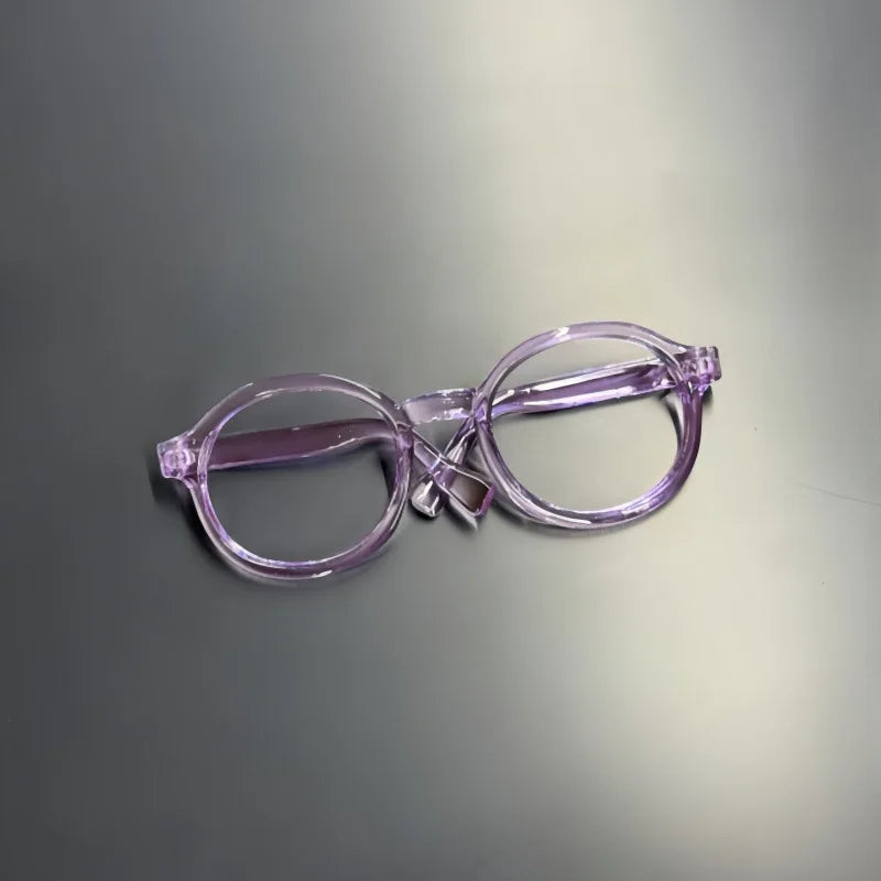Fashionable Plastic Glasses For Labubu 3.0 Colorful Glasses Mix Match Doll Ornament  Accessories Macaron BJD
